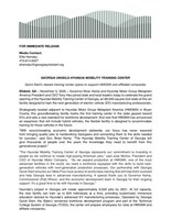 A PDF of the official press release from the grand opening of the Hyundai Mobility Training Center of Georgia