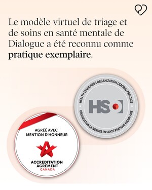 Dialogue obtient la reconnaissance « Pratique exemplaire » de l'Organisation de normes en santé pour son modèle transformateur en santé mentale