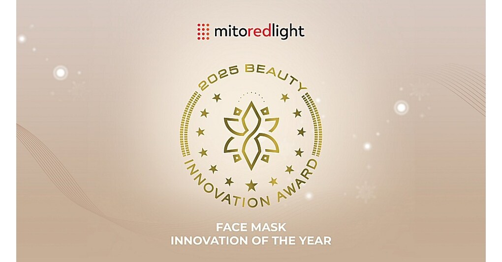 Mito Red Light Recognized for Face Mask Innovation of the Year at the 2025 Beauty Innovation Awards