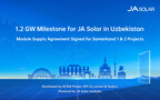 JA Solar Secures 1.2 GW Module Supply Deal for Samarkand 1 and 2 PV Projects in Uzbekistan