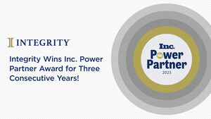Integrity Honored with Inc. Power Partner Award for Best-in-class Support and Proprietary Technology Innovation