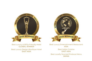 HOTEL GROOVE SHINJUKU, A PARK ROYAL Hotel: First-time winner in both hotel and restaurant categories at the World Luxury Awards 2025