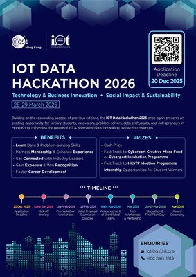 IOT Data Hackathon第三屆盛勢回歸  激發創新思維
