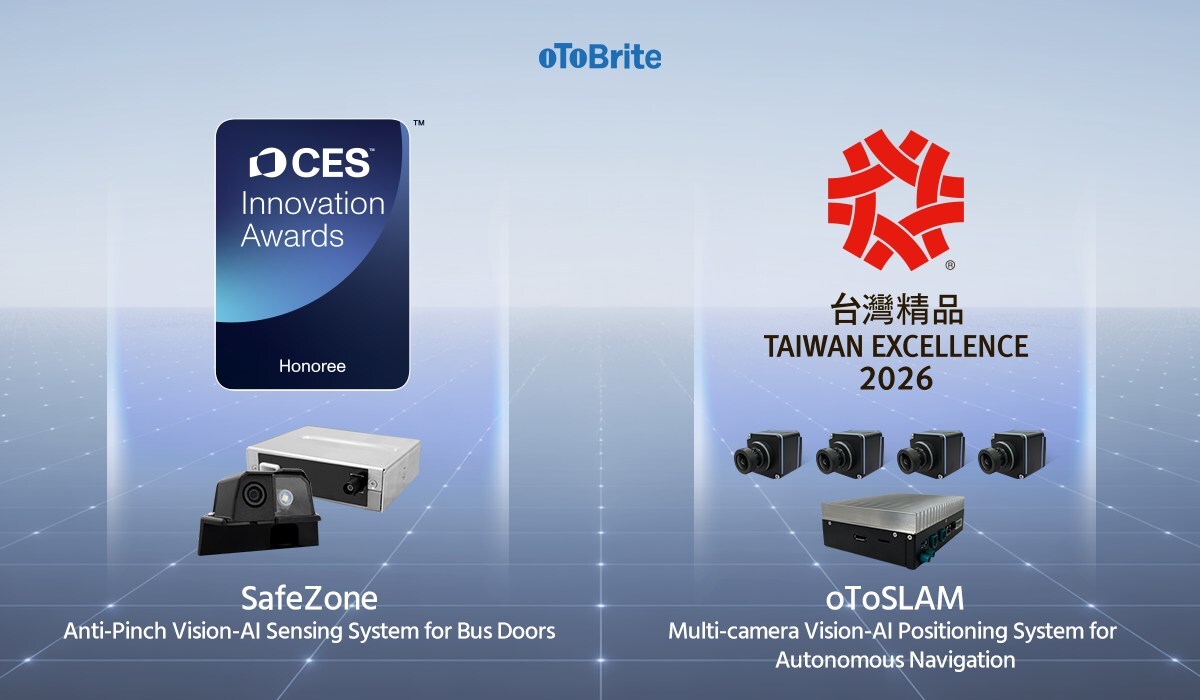 oToBrite Wins Dual Honors at CES 2026 Innovation Awards and Taiwan Excellence Awards 2026 -- Expanding Global Markets with Vision-AI Technology