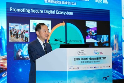 Ir Tony WONG, JP, Commissioner for Digital Policy of the HKSAR Government, delivered a keynote speech on Ir Tony WONG, JP, Commissioner for Digital Policy of the HKSAR Government, delivered a keynote speech on