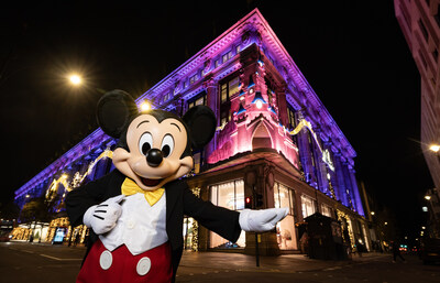 Mickey Mouse is a special guest at the launch of 'A Most Magical Christmas' at Selfridges London. Mickey Mouse is a special guest at the launch of 'A Most Magical Christmas' at Selfridges London.