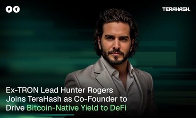 Ex-TRON Lead Hunter Rogers Joins TeraHash as Co-Founder to Drive Bitcoin-Native Yield to DeFi Ex-TRON Lead Hunter Rogers Joins TeraHash as Co-Founder to Drive Bitcoin-Native Yield to DeFi