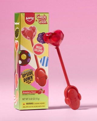 Candy Crush limited-edition bone conduction technology lollipop for Music Season