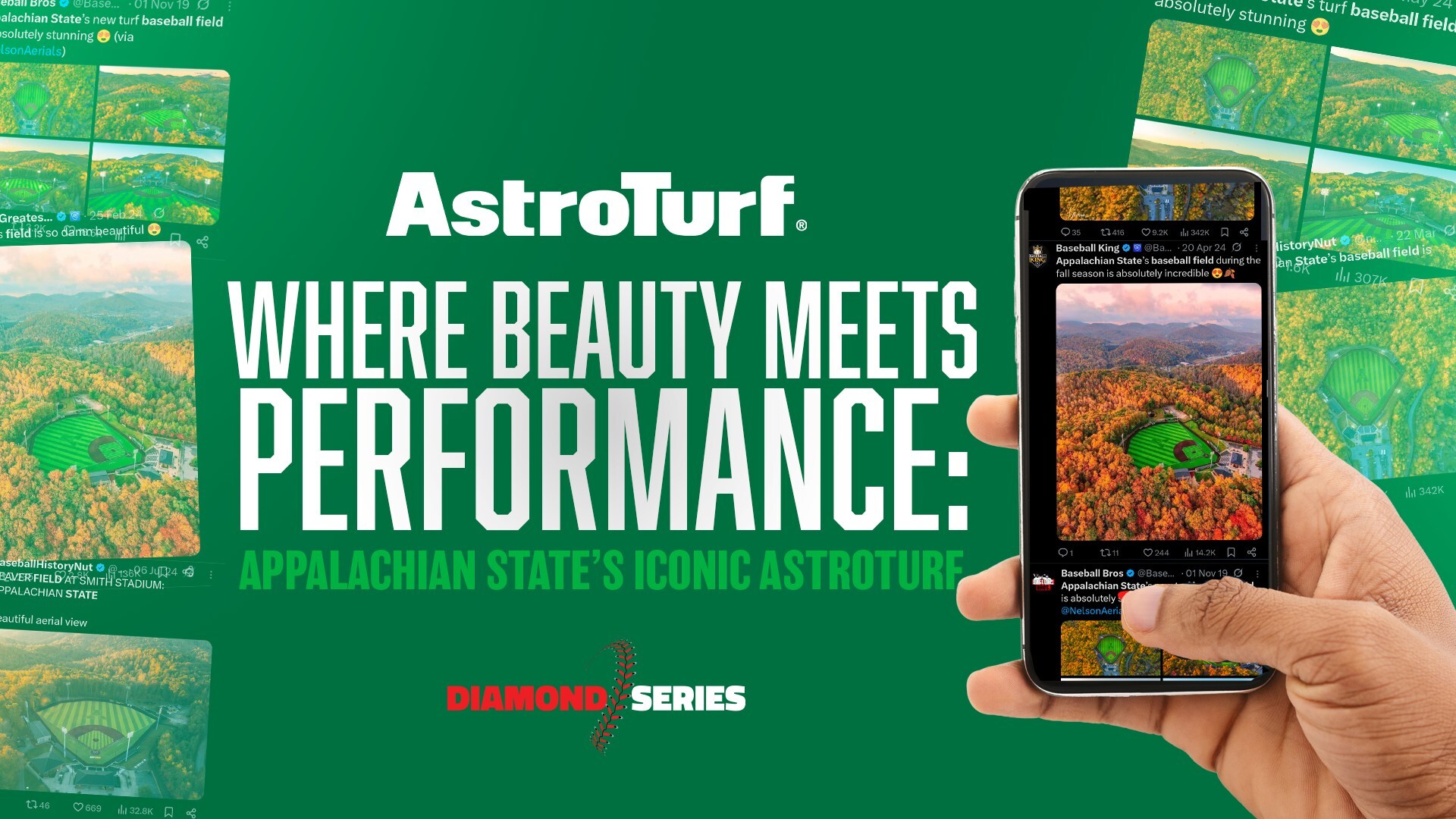 Where Beauty Meets Performance: Appalachian State's Iconic AstroTurf Diamond Series Field