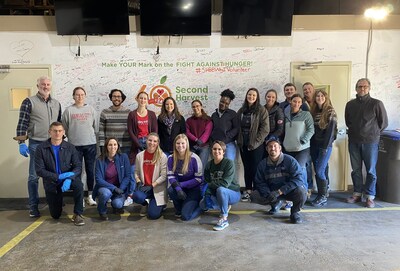 Kimley-Horn employees volunteering at Second Harvest of the Big Bend, a Feeding America affiliate in Tallahassee, Florida. Inspired by the firm’s commitment to kindness, team members regularly support local organizations in the fight against hunger.