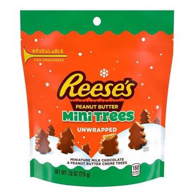 Reese's Mini Trees Unwrapped Reese's Mini Trees Unwrapped