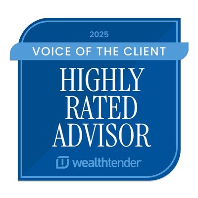 Wealthtender Voice of the Client Highly Rated Advisor Award 2025