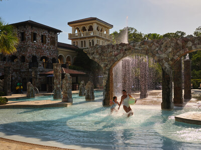 Splash and play at the resort's heated five-acre water park, featuring a winding lazy river, splash zone, family pool, two water slides, complimentary kids club and more. Splash and play at the resort's heated five-acre water park, featuring a winding lazy river, splash zone, family pool, two water slides, complimentary kids club and more.