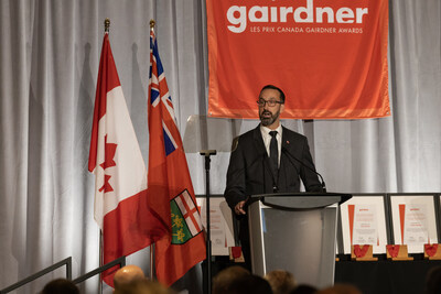 Nolan Quinn, Minister of Colleges, Universities, Research Excellence, at the Gairdner Awards gala (CNW Group/Gairdner Foundation) Nolan Quinn, Minister of Colleges, Universities, Research Excellence, at the Gairdner Awards gala (CNW Group/Gairdner Foundation)
