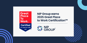 NIP Group Earns 2025 Great Place To Work® Certification™