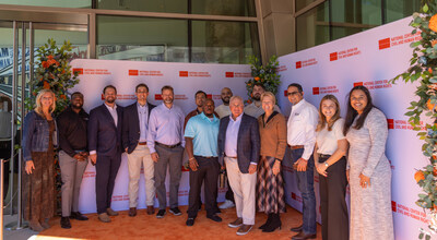 Juneau Construction Company team with CEO Nancy Juneau and President Les Juneau at the reopening of the National Center for Civil and Human Rights