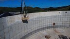 Permanent protection: PENETRON ADMIX was added to the mix for the concrete walls and foundation. Construction joints were sealed with PENEBAR SW-55 swellable waterstop strips.