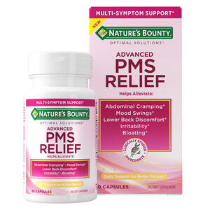 Your New Cycle Sidekick: Nature's Bounty® Advanced PMS Relief with Magnesium