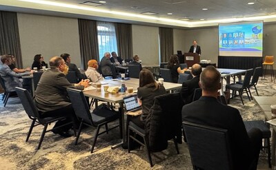 Attendees gather at the inaugural Great Lakes Rising Conference in Detroit, October 2025. (Image courtesy of GLEDC.)