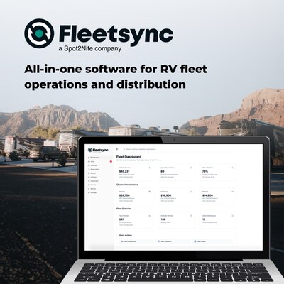 Fleetsync, a Spot2Nite company: All-in-one software for RV fleet operations and distribution