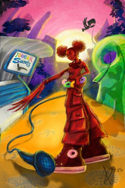 Poster art by Brittney Price (LA).