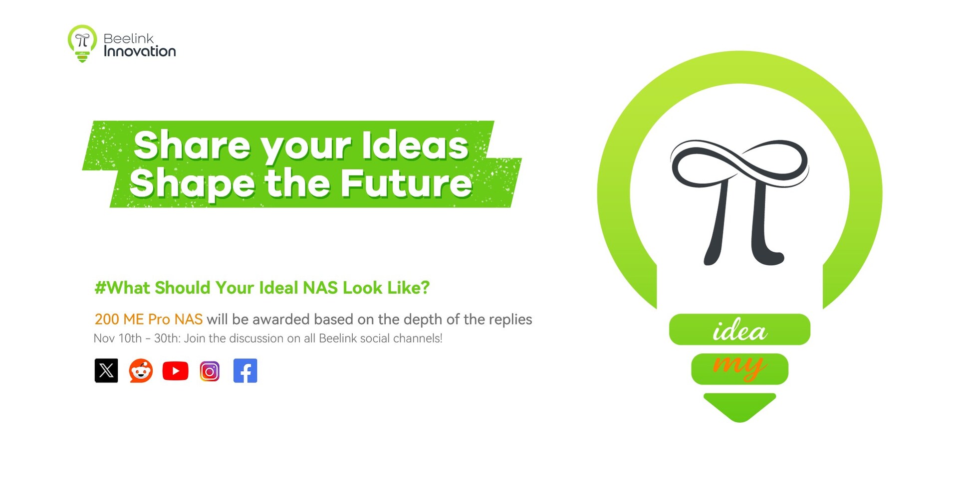 Nehmen Sie an der Beelink-Diskussion teil und gewinnen Sie eines von 200 Beelink ME Pro NAS Nehmen Sie an der Beelink-Diskussion teil und gewinnen Sie eines von 200 Beelink ME Pro NAS