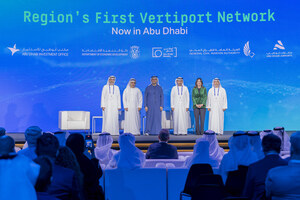 In collaboration with strategic partners, Abu Dhabi Investment Office announces launch of vertiport network to activate air taxi operations