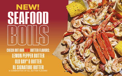 NEW Seafood Boil Flavors: Lemon Pepper Butter, OLD BAY® & Butter and RL Signature Butter