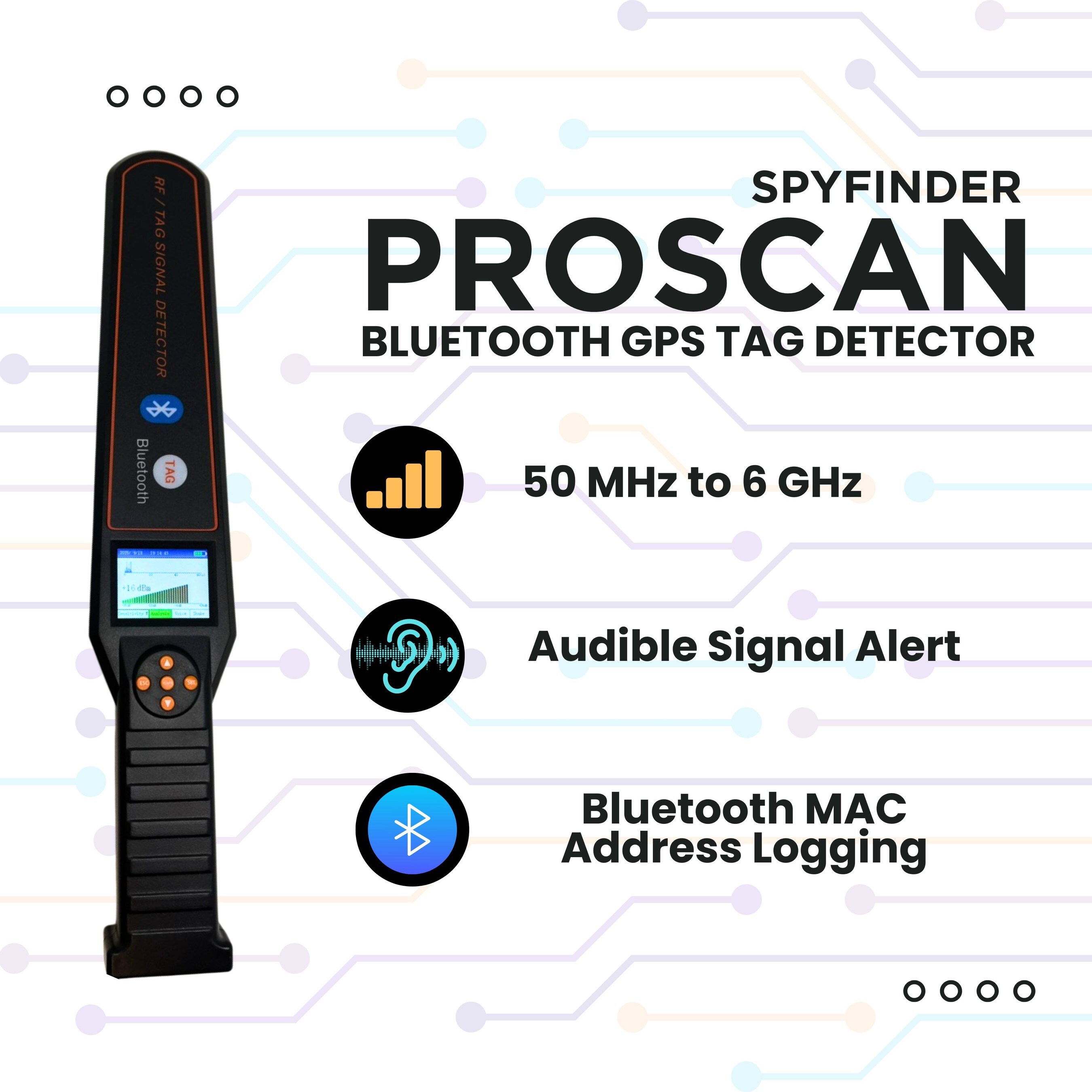 Combat Hidden AirTag Trackers & GPS Transmitters. Spy Associates Launches SpyFinder® ProScan: Bluetooth GPS RF Detector on Kickstarter