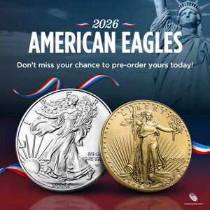 APMEX announces presale of 2026 American Eagle gold and silver coins