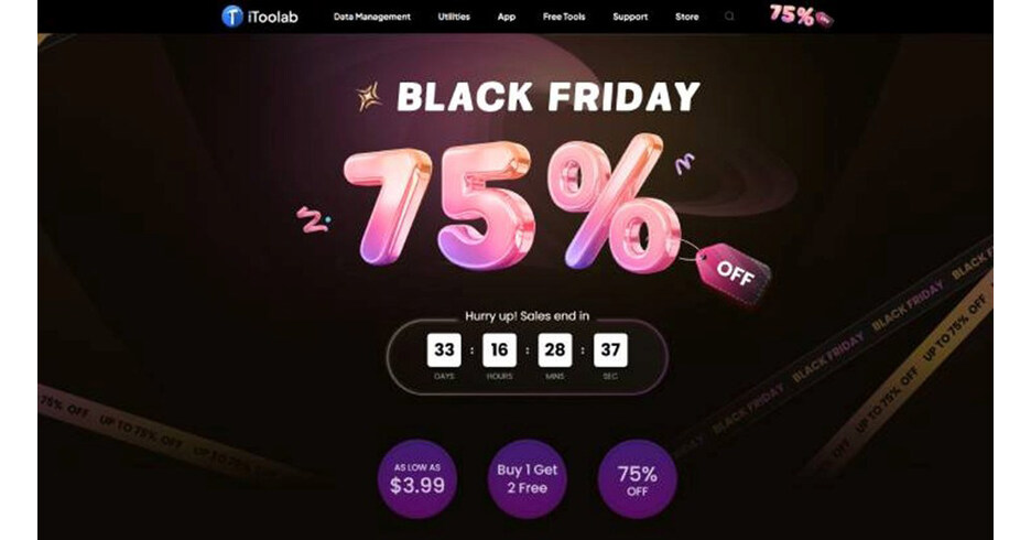 The Wait Is Over! iToolab BLACK FRIDAY Sale Is LIVE!