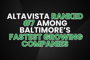 AltaVista Strategic Partners Ranked #7 Among Baltimore's Fastest-Growing Companies
