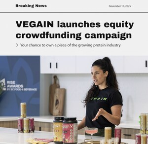 VEGAIN Launches Equity Crowdfunding Campaign to Scale Canada's First Clear, Plant-Based Protein Beverage