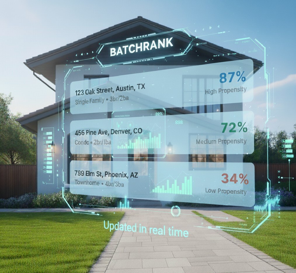 BatchData Launches BatchRank: Revolutionary AI Technology That Predicts Which Homes Will Sell Before They Hit the Market