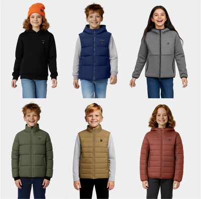 ororo® Offers New Heated <em>Kids'</em> Collection Made to Keep Growing Explorers Toasty Through Everyday Adventures