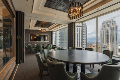 The Roof - New Vista private dining rooms overlooking the west side of the ci