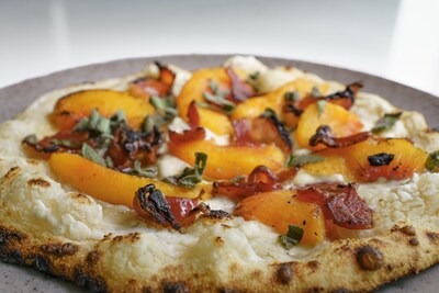 The Roof Restaurant, original peach flatbread fe