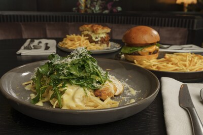 The Roof Restaurant, menu showcase item