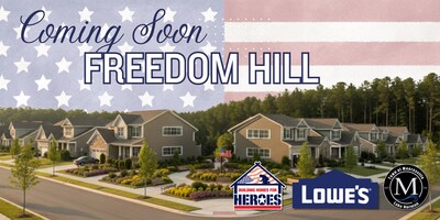 Artistic rendering of the upcoming Freedom Hill veteran community.