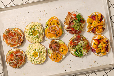 Assorted Rise Open-Face Bagels Assorted Rise Open-Face Bagels