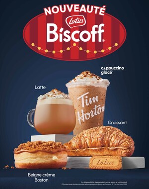 Tim Hortons® dévoile son NOUVEAU menu des Fêtes, qui comprend une délicieuse gamme de boissons et de pâtisseries Biscoff®