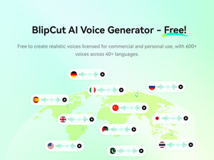 BlipCut Launches Free AI Voice Generator to Create Realistic Commercial Voices