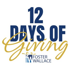 Foster Wallace Personal Injury Lawyers Launches "12 Days of Giving" to Support Kansas City Organizations This Holiday Season