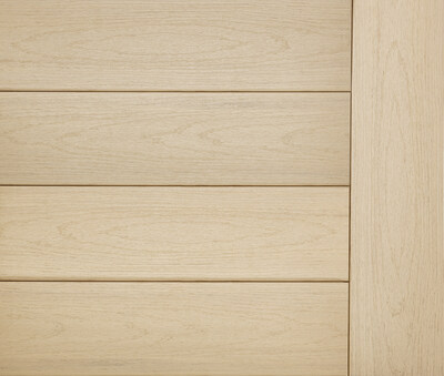 TimberTech Advanced PVC deck boards from the Harvest+ Collection shown in Toasted Wheat. TimberTech Advanced PVC deck boards from the Harvest+ Collection shown in Toasted Wheat.