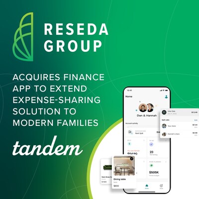 Reseda Group Acquires Tandem Finance App to Extend Expense-sharing Solution to Modern Families
