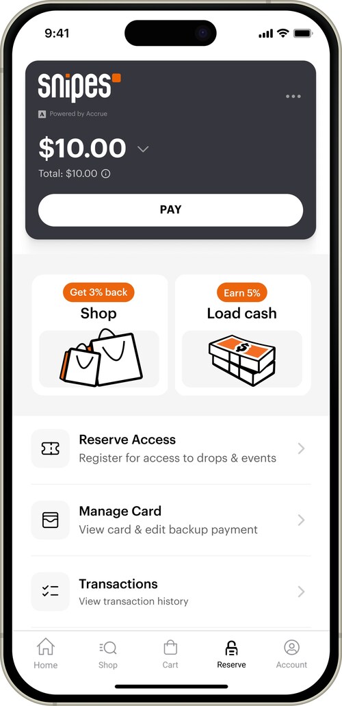 Snipes Launches First-of-Its-Kind Loyalty Program That Rewards Members for Saving and Grants Early Access to the Most Coveted Sneaker Drops Snipes Launches First-of-Its-Kind Loyalty Program That Rewards Members for Saving and Grants Early Access to the Most Coveted Sneaker Drops