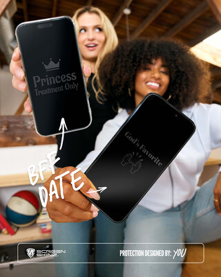 Screen Skinz custom screen protectors bring your unique style to life with a personalized graphic that appears when your screen is off, while keeping your phone protected every day. Screen Skinz custom screen protectors bring your unique style to life with a personalized graphic that appears when your screen is off, while keeping your phone protected every day.