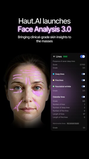 Haut.AI Launches Face Analysis 3.0 - Bringing Clinical-Grade Skin Insights to The Masses