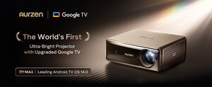 Aurzen Launches EAZZE D1 MAX -- The World's First Ultra-Bright Projector with the Upgraded Google TV