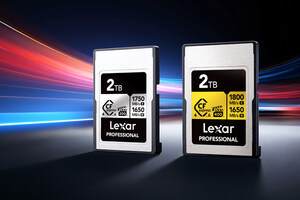 Lexar Launches 2TB Capacity for its GOLD and SILVER CFexpress™ 4.0 Type A Cards